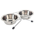 Stainless Steel Dog Cat Bowls Set E309397