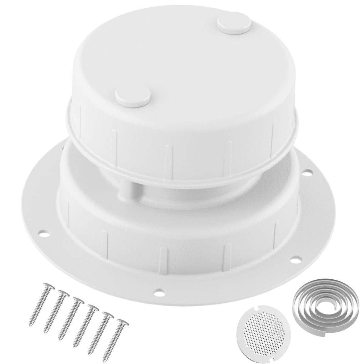 Aluminum RV Sewer Vent Cap with Screen J2544
