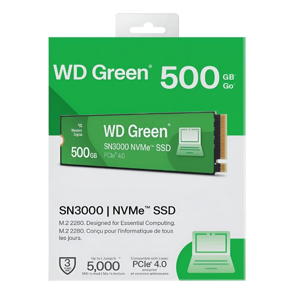 500GB NVMe Internal SSD Gen4 PCIe M.2 2280 T80727