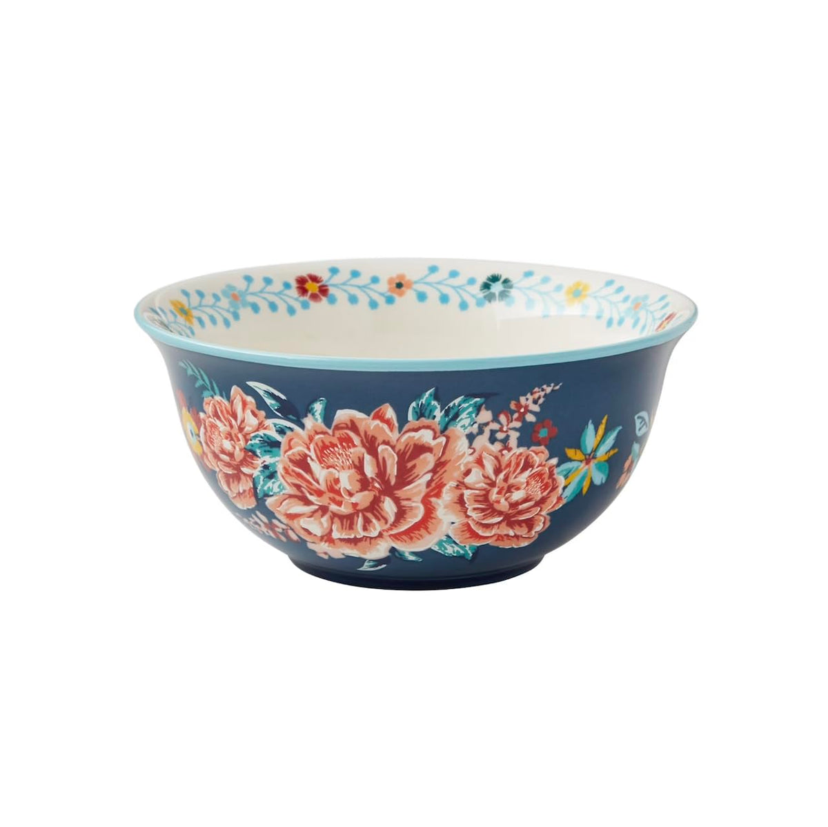 12-Piece Floral Stoneware Dinnerware Set J676564