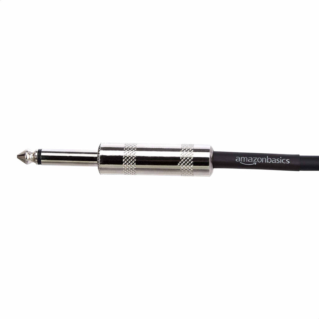 1/4 Inch Straight Instrument Cable, 10 Foot, Black J210865