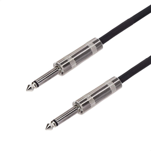1/4 Inch Straight Instrument Cable, 10 Foot, Black J210865