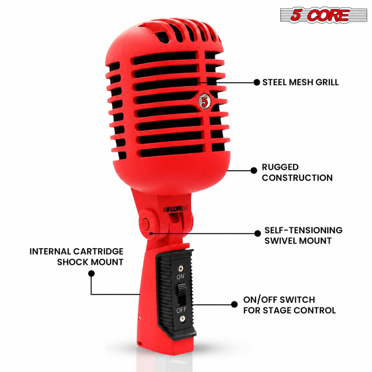 Retro Dynamic Vocal Microphone L932289