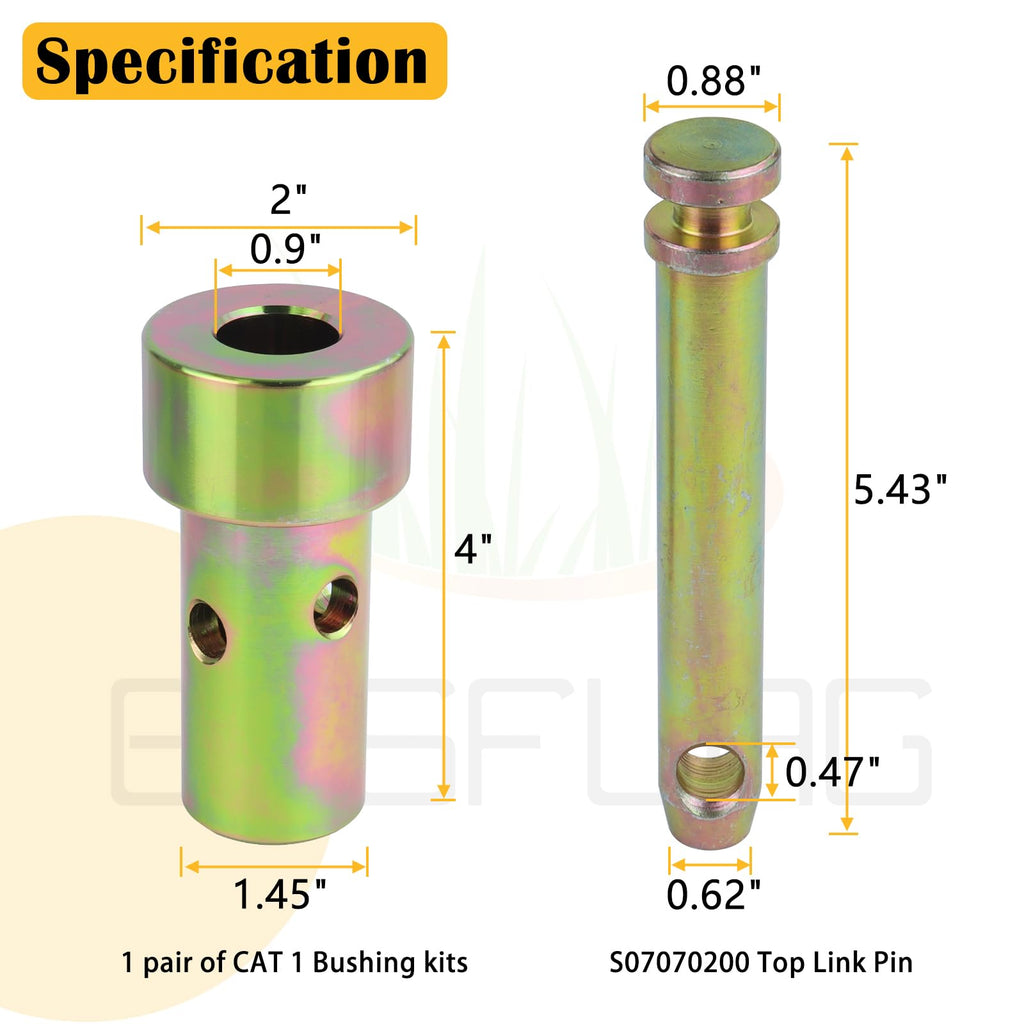 Cat 1 Quick Hitch Adapter A5989
