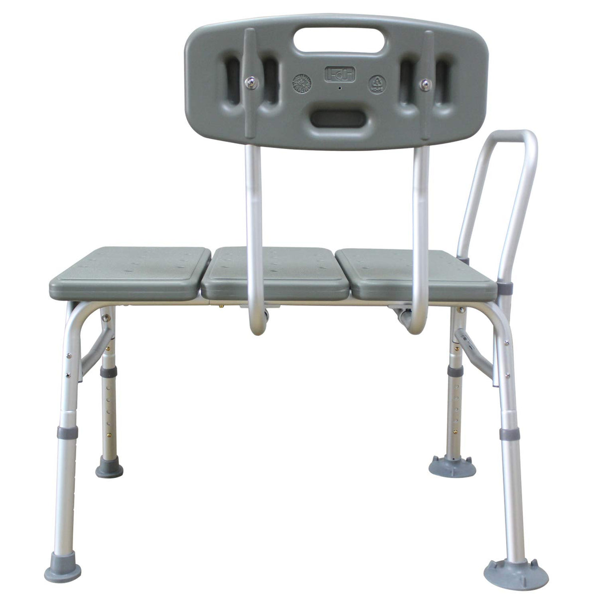 Bath Shower Transfer Bench with Backrest & Padded Armrest J2735