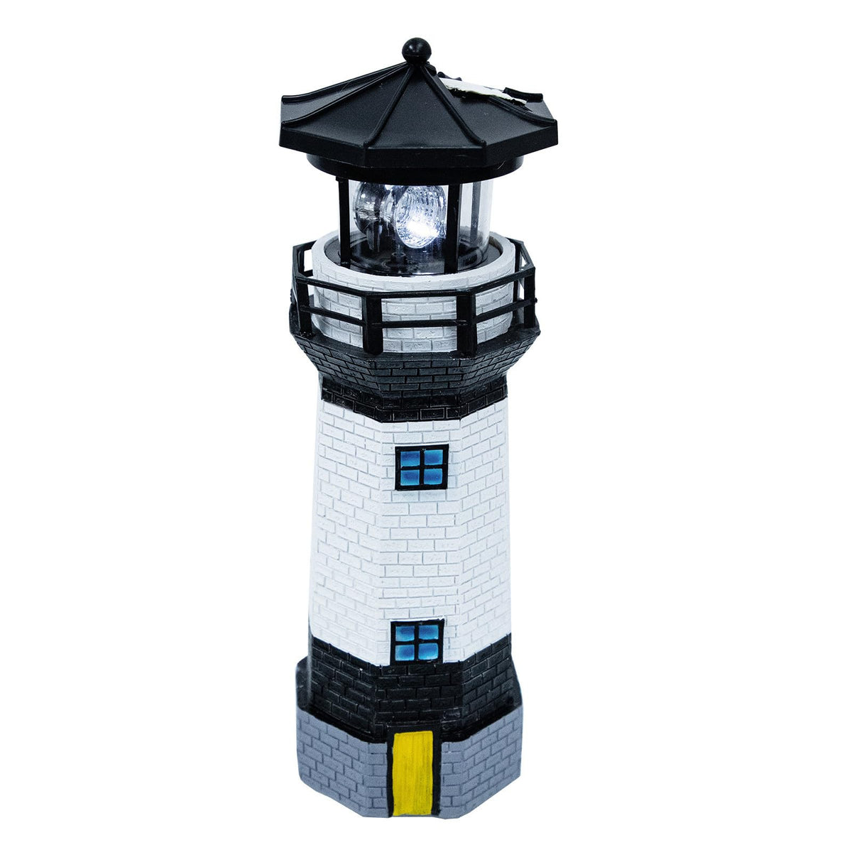 Solar Powered Resin Lighthouse Garden Decor P271962