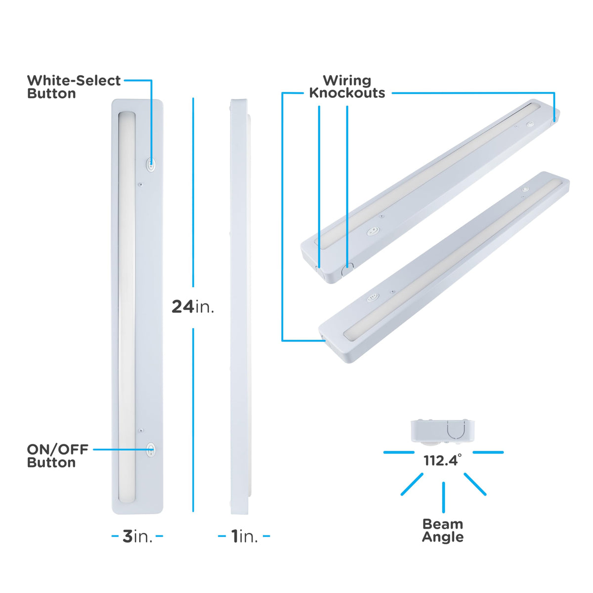 24in. LED Under Cabinet Light Fixture Z173427