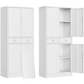 Metal Storage Cabinet with Adjustable Shelves and Drawers V834