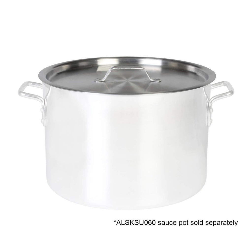 60 qt Aluminum Sauce Pot with Lid H3124