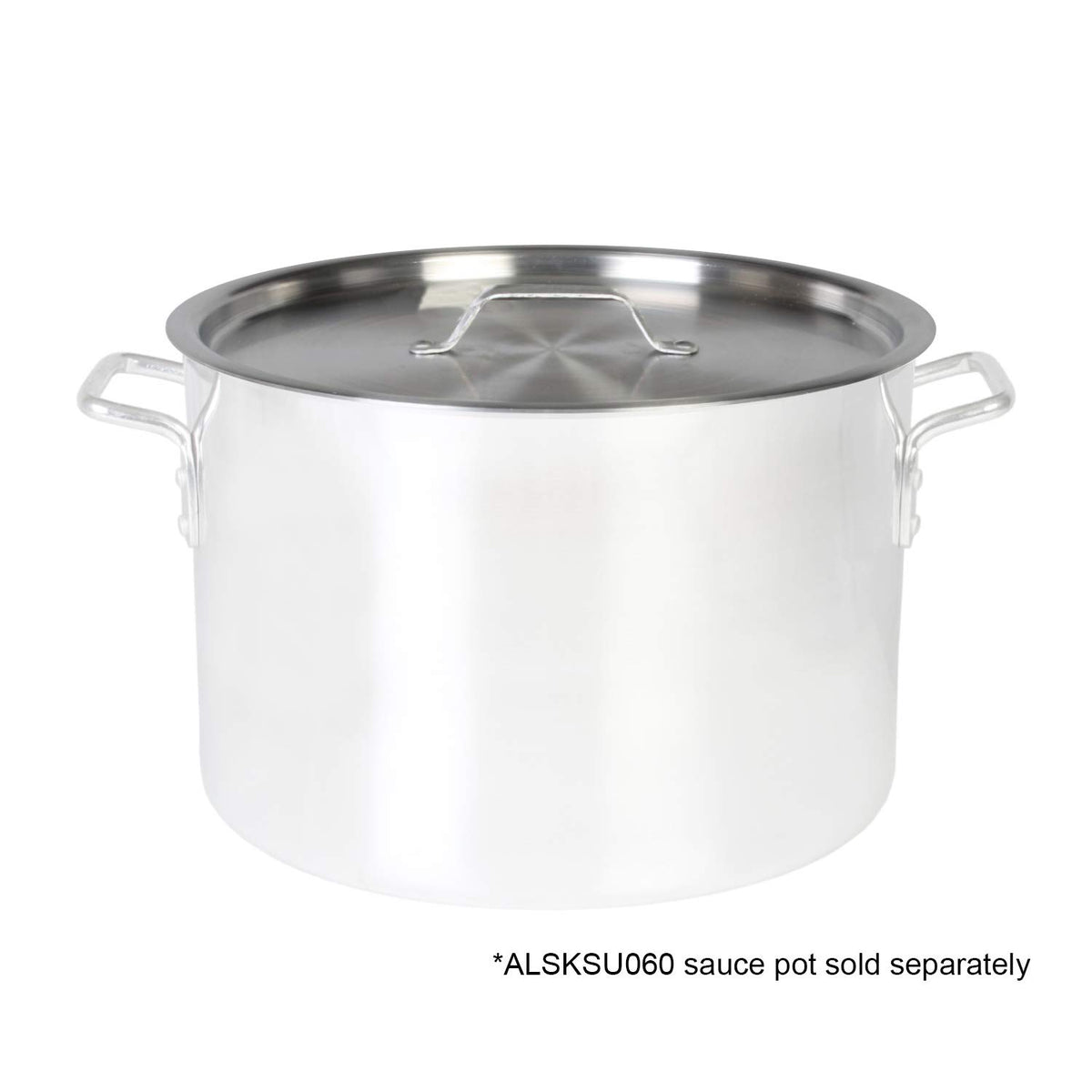 60 qt Aluminum Sauce Pot with Lid H3124
