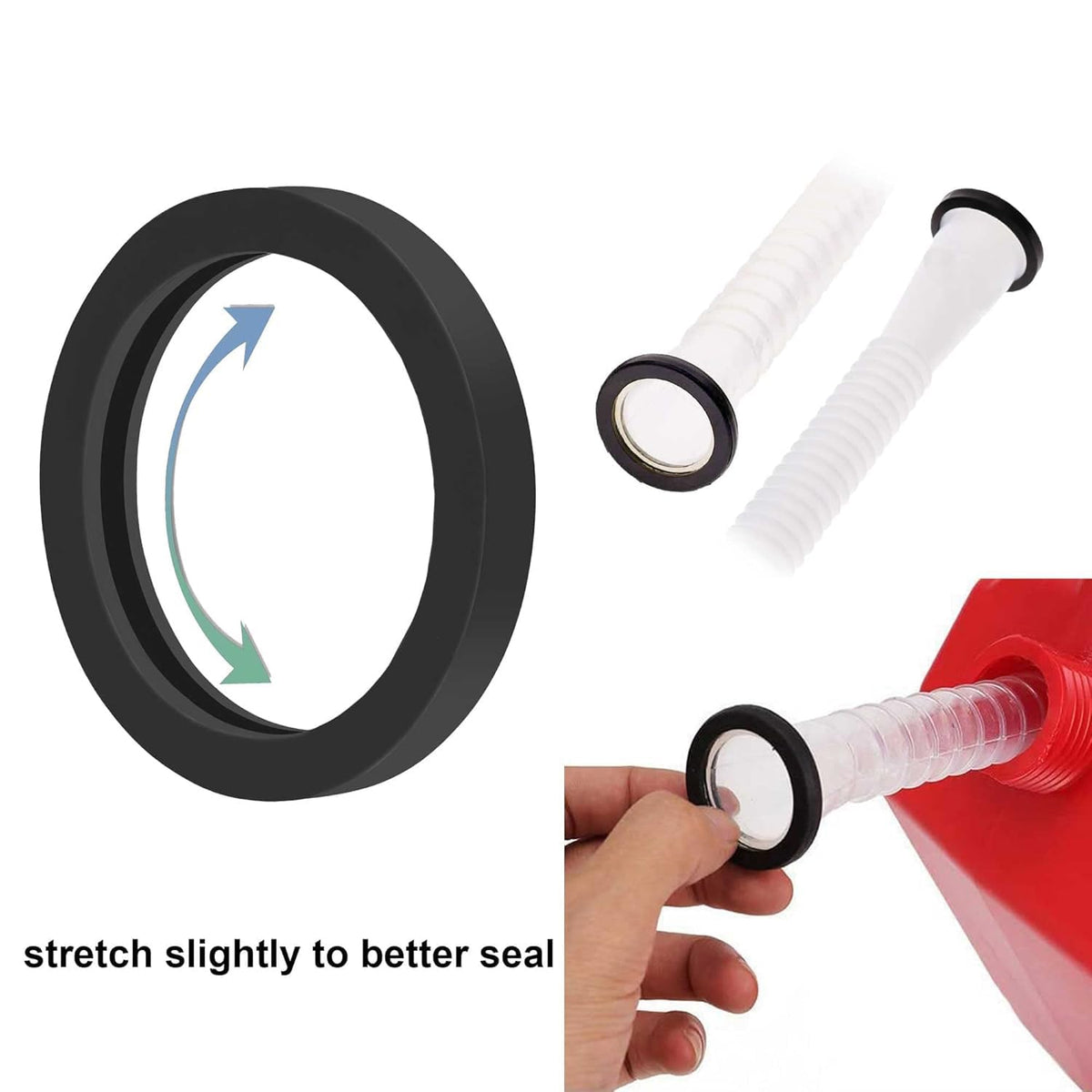 Gas Can Spout Gasket Seals Replacement Rubber Gaskets D301089