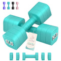 Adjustable Dumbbell Set of 2, 2.2-20LB Free Weights with Anti-slip Handle A34503