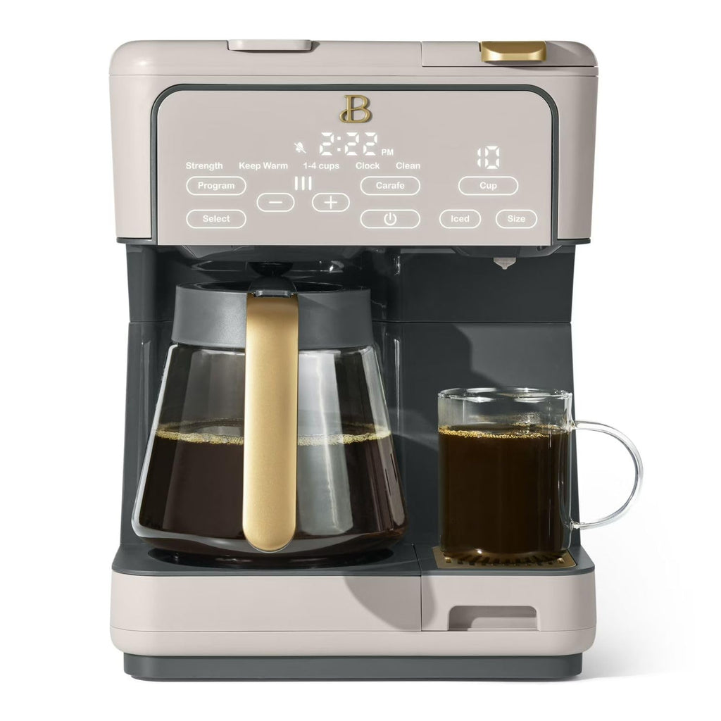 12-Cup Programmable Coffee Maker and Single Serve Brewer D801577