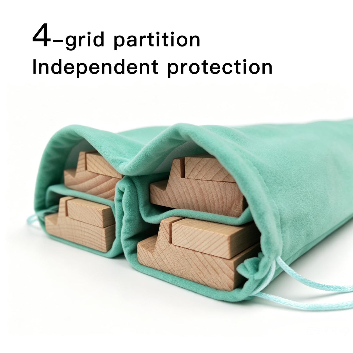 Mahjong Rack Bag with 4-Grid Divider B94703