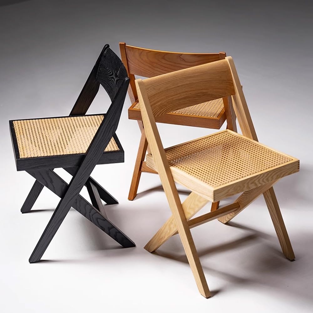 Teal Wood Folding Chair with Backrest C7778