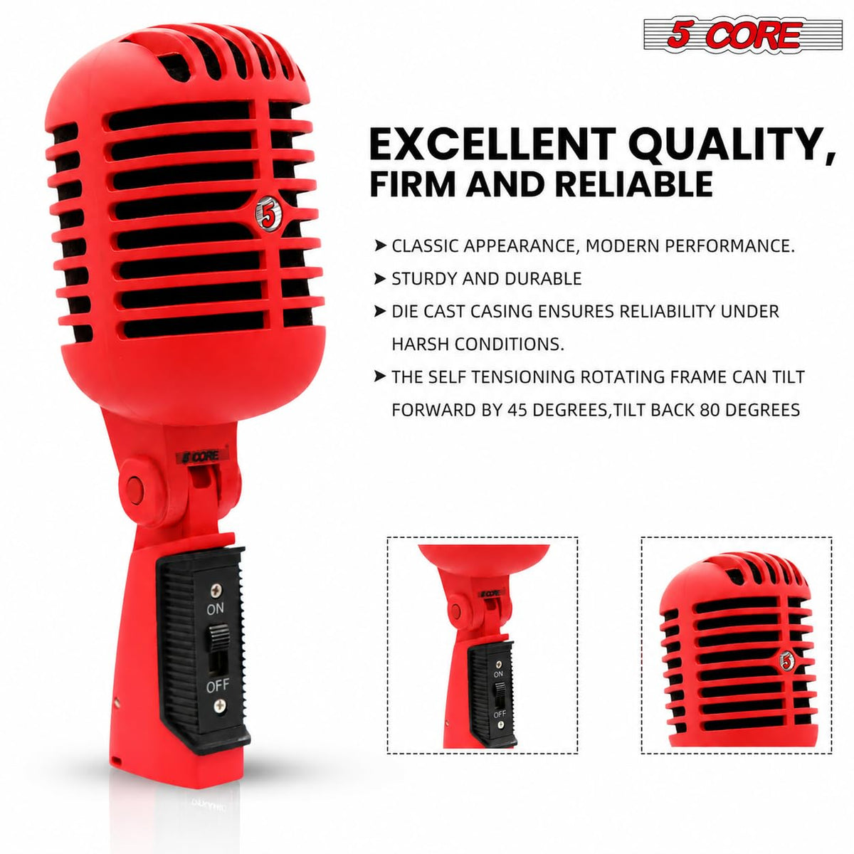 Retro Dynamic Vocal Microphone L932289