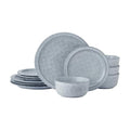 12 Piece Blue Dinnerware Set C652