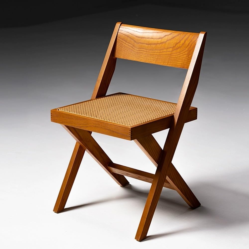 Teal Wood Folding Chair with Backrest C7778