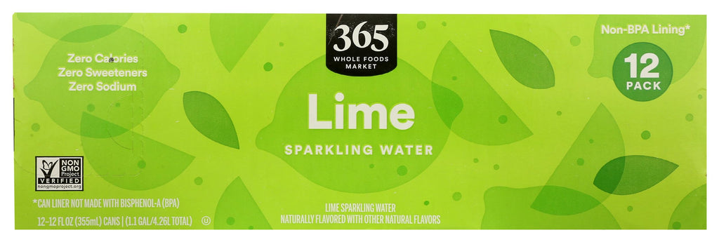 Lime Sparkling Water 12 Fl Oz S516089