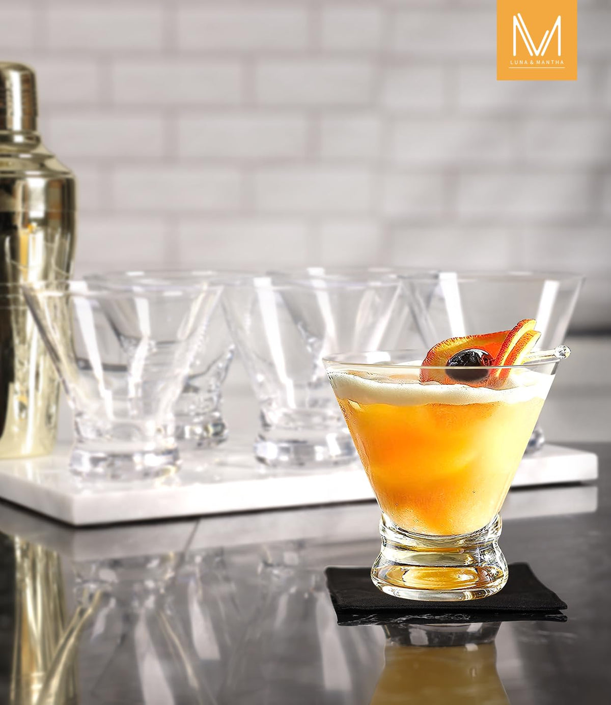 Martini Glasses Set of 4 V384803