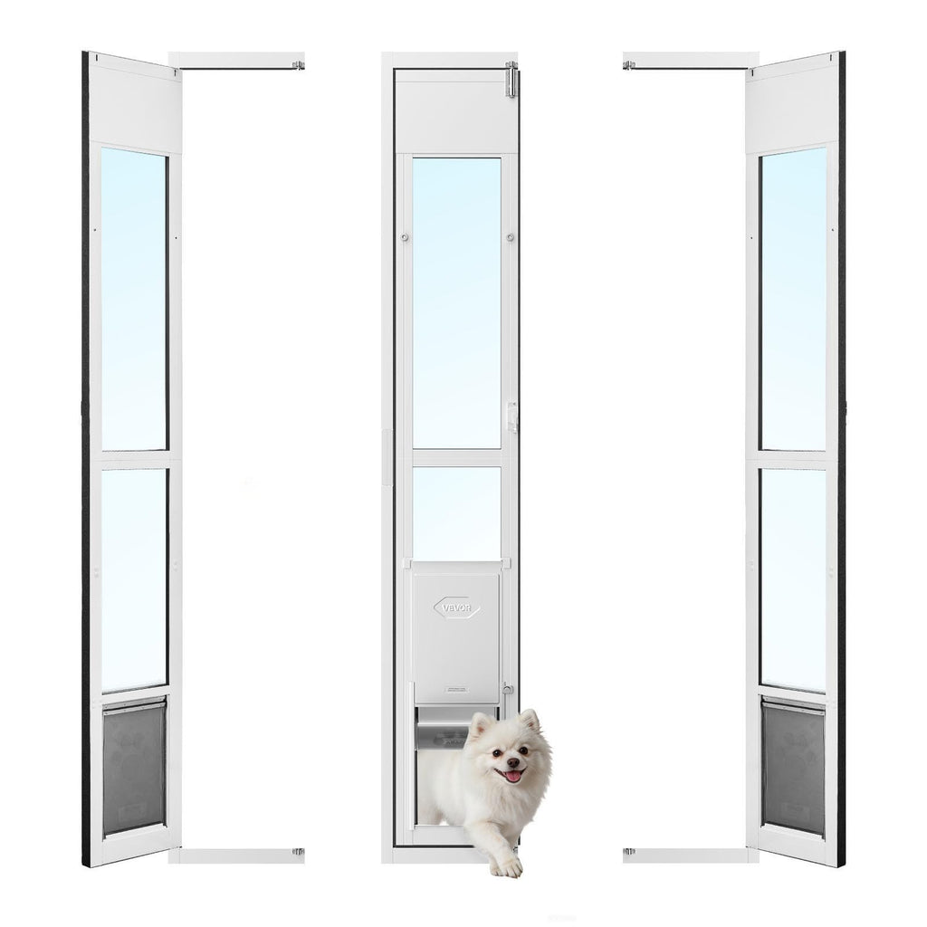 Sliding Glass Dog Door with Flap O92083