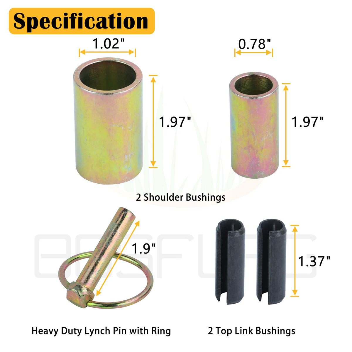 Cat 1 Quick Hitch Adapter A5989