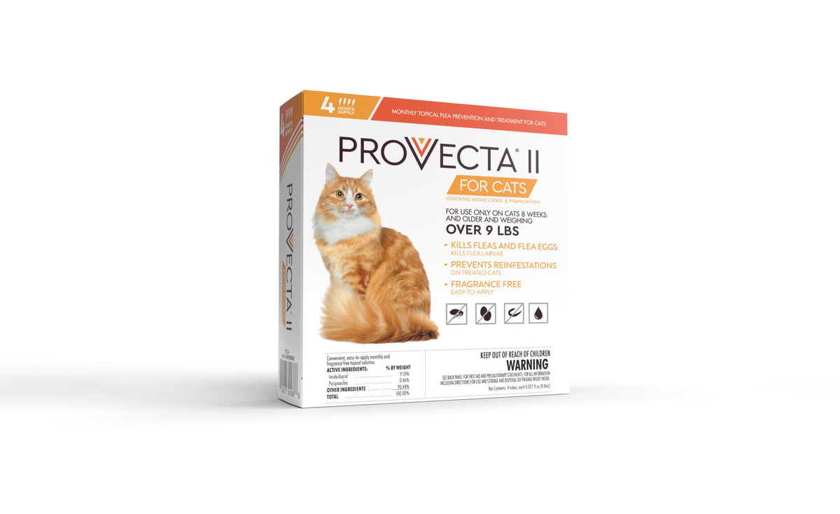 Flea Treatment for Large Cats Over 9 lbs, 4-Month Supply Q882093