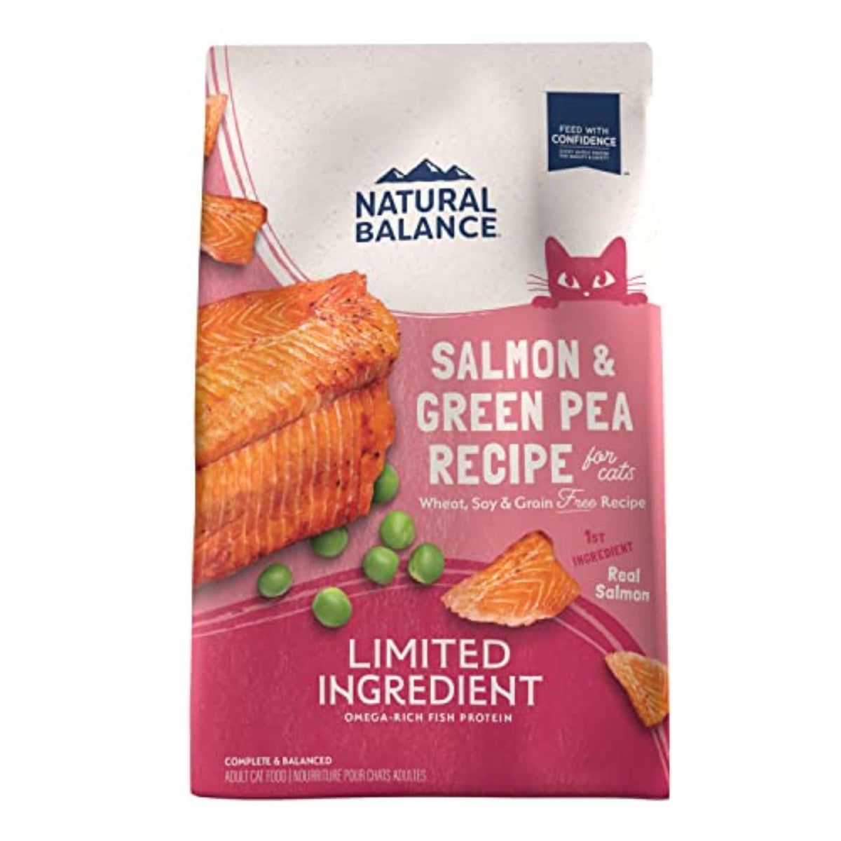 Salmon & Green Pea Cat Food 10 lb I9277