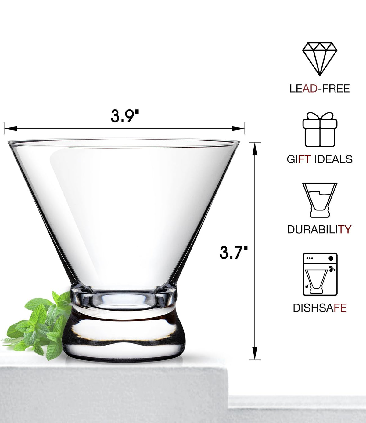 Martini Glasses Set of 4 V384803