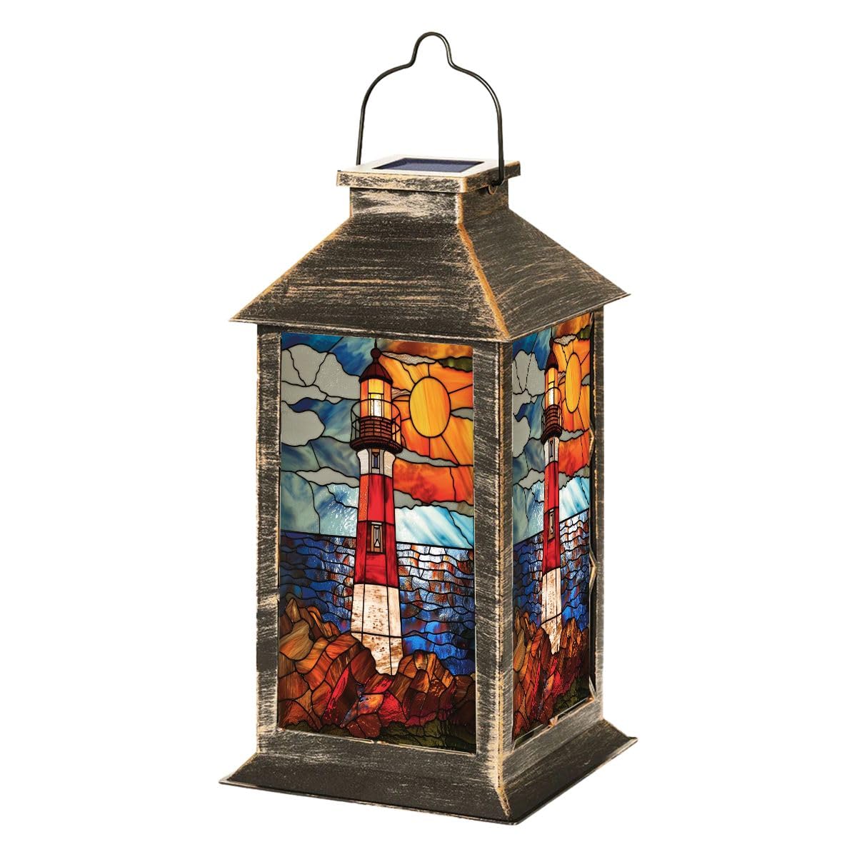Solar Powered Waterproof Hanging Lantern Y38064