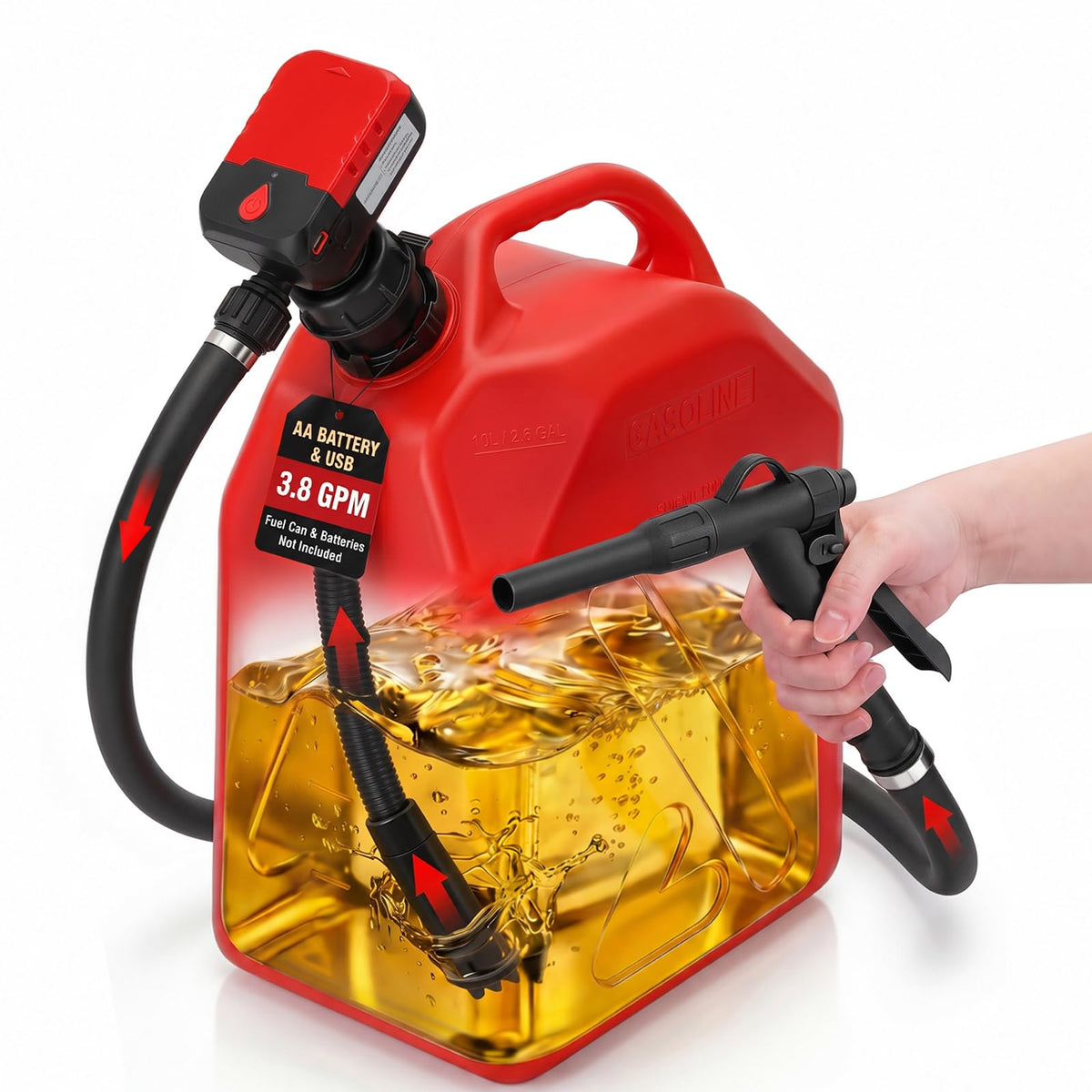 Portable Gas Can Fuel Pump F989276