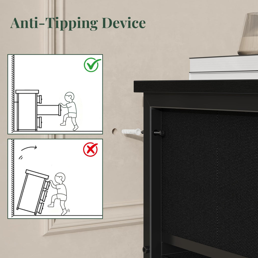 Fabric 7 Drawer Dresser A271673