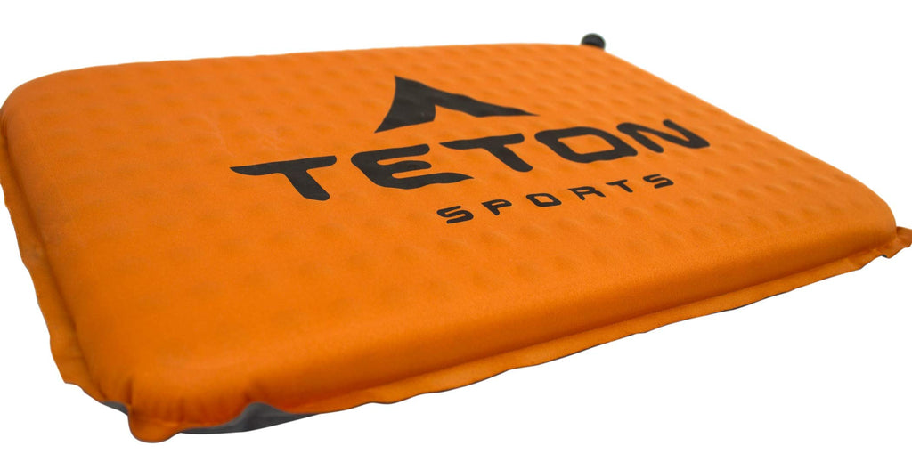 Orange Inflatable Camping Seat Cushion X186