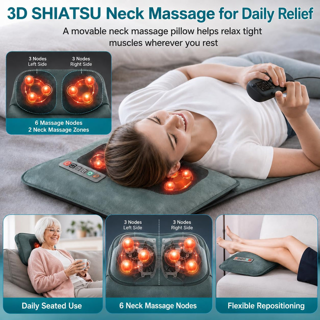 Full Body Massage Mat with Heat Y55016