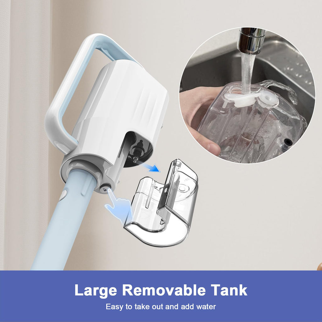 6 in1 Rotated Steam Mop Cleaner with 2 Microfiber Pads Y320254