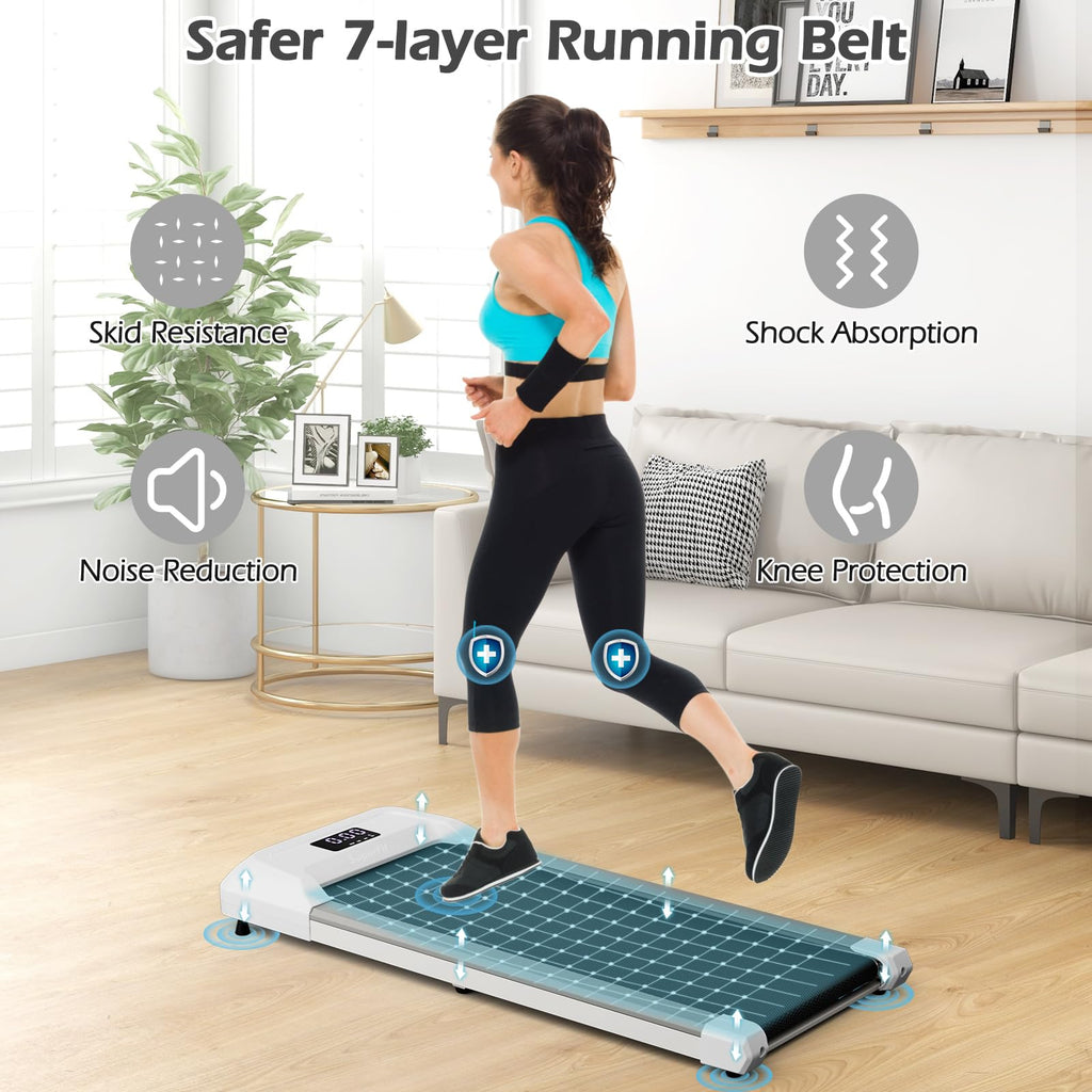 Under Desk Treadmill 265 lbs Capacity Portable 2 in 1 I232416