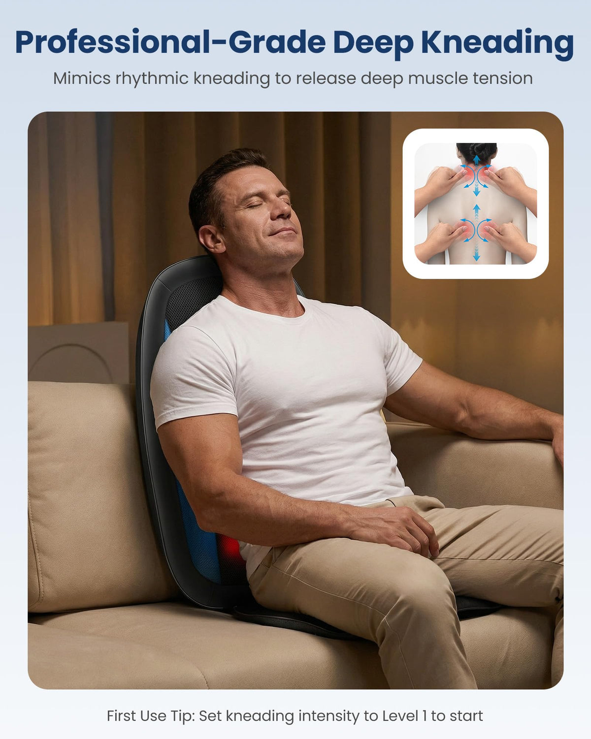 Shiatsu Back Massager with Heat Q957