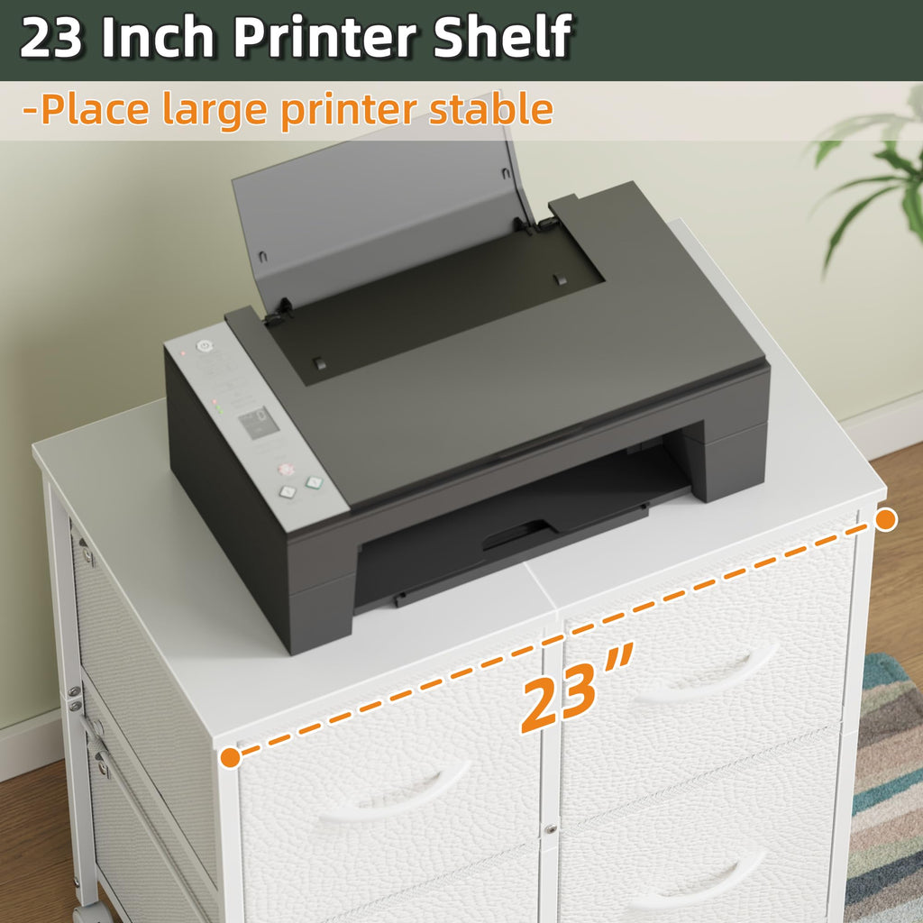 4 Drawer Mobile Lateral File Cabinet B251825