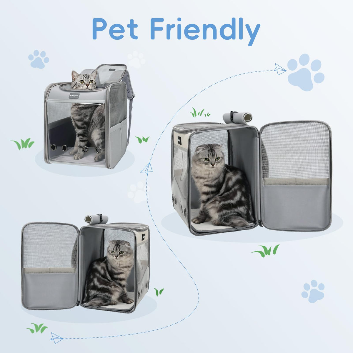 Cat Carrier Backpack Bubble Pet Carrier Y3945