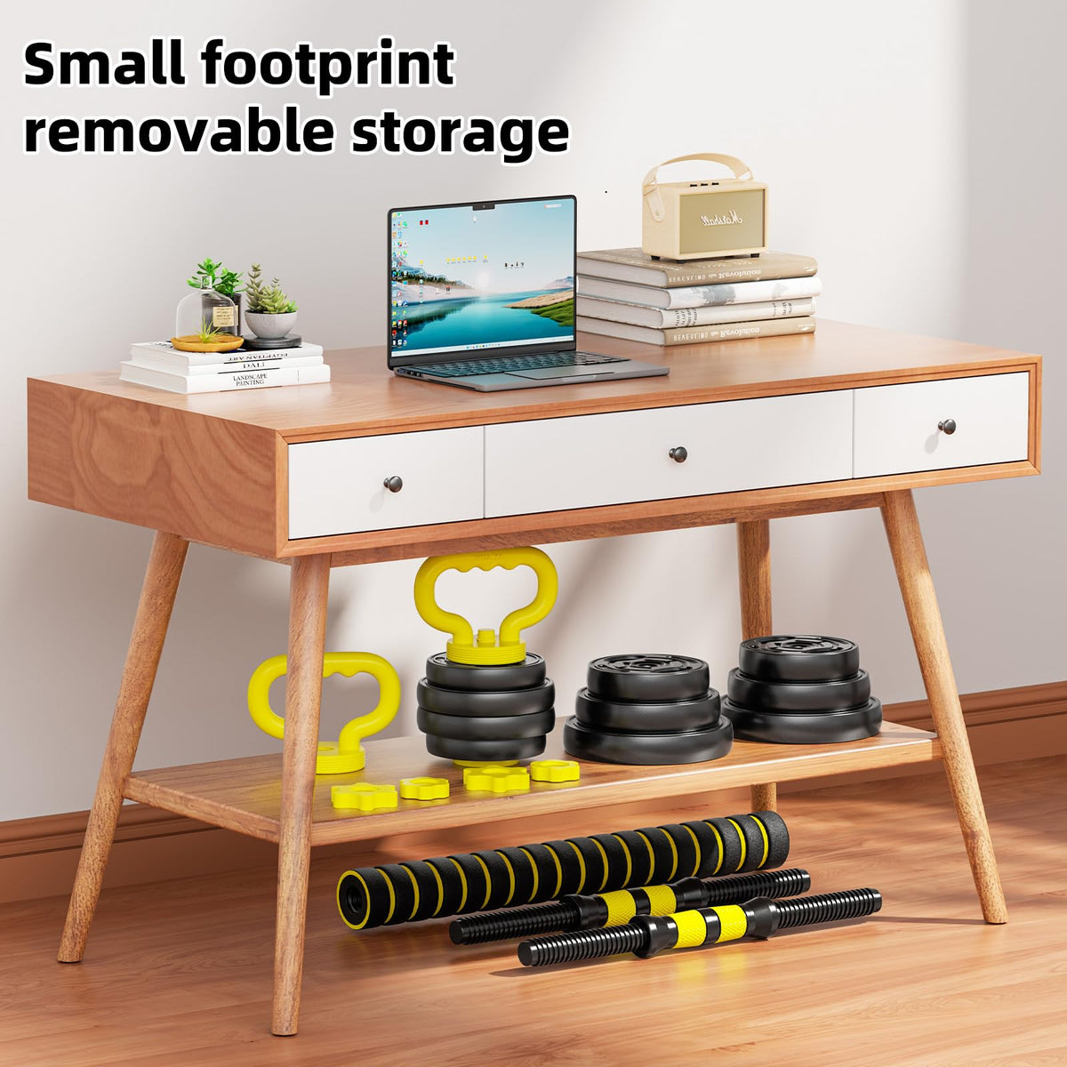 Adjustable Dumbbell Set 10-90lbs Free Weights X29589