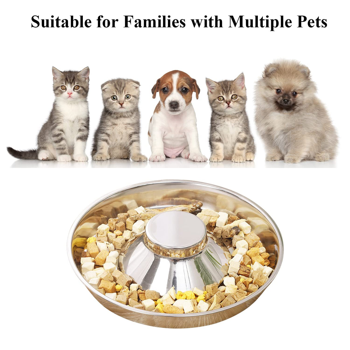 Stainless Steel Pet Bowl Q554326