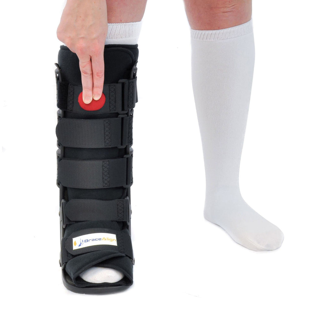 Tall CAM Walker Boot + Ankle & Foot Ice Pack Cold Wrap I92436