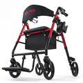 Aluminum 2-in-1 Rollator Walker with Seat N875
