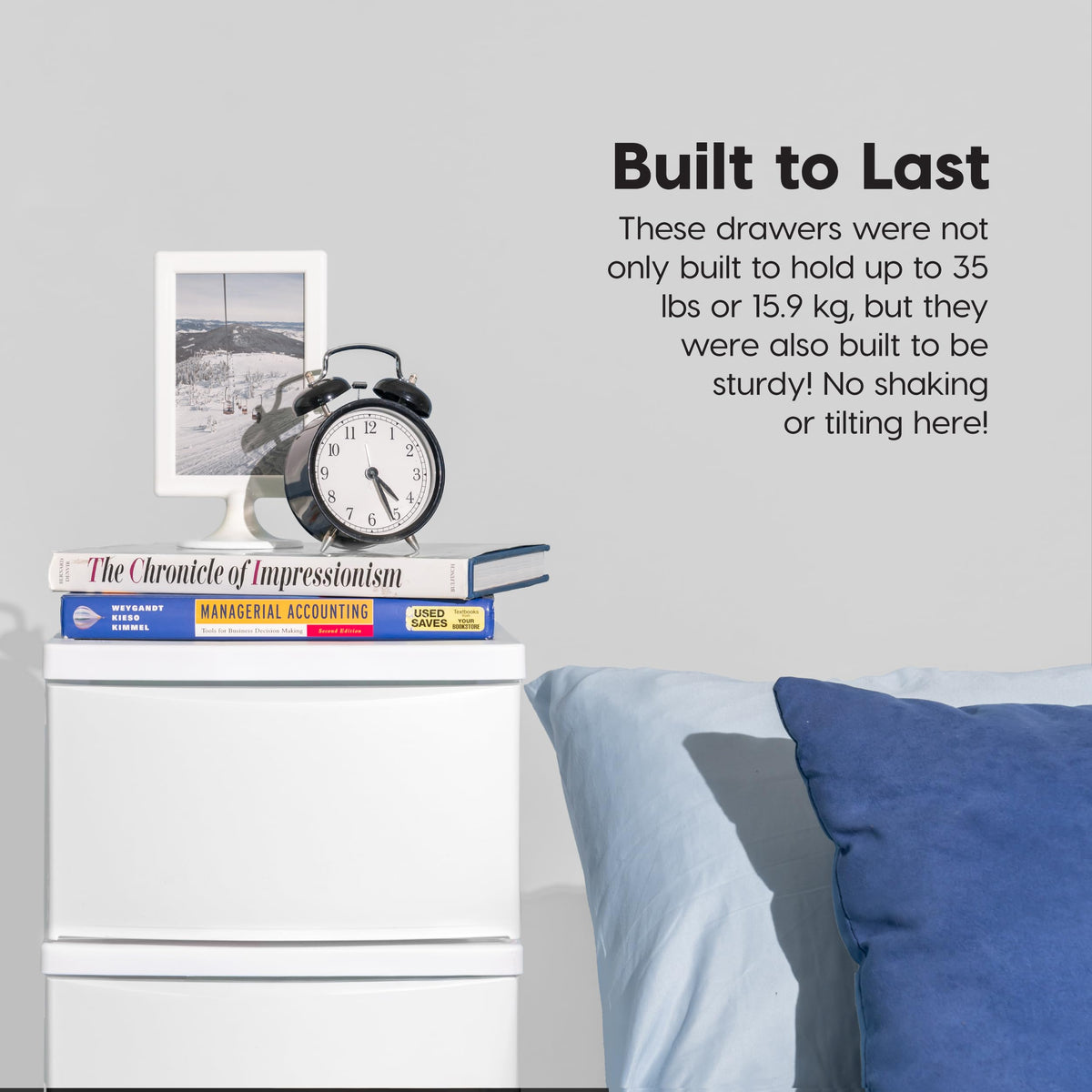 White 4 Drawer Slim Narrow Storage Organizer T616