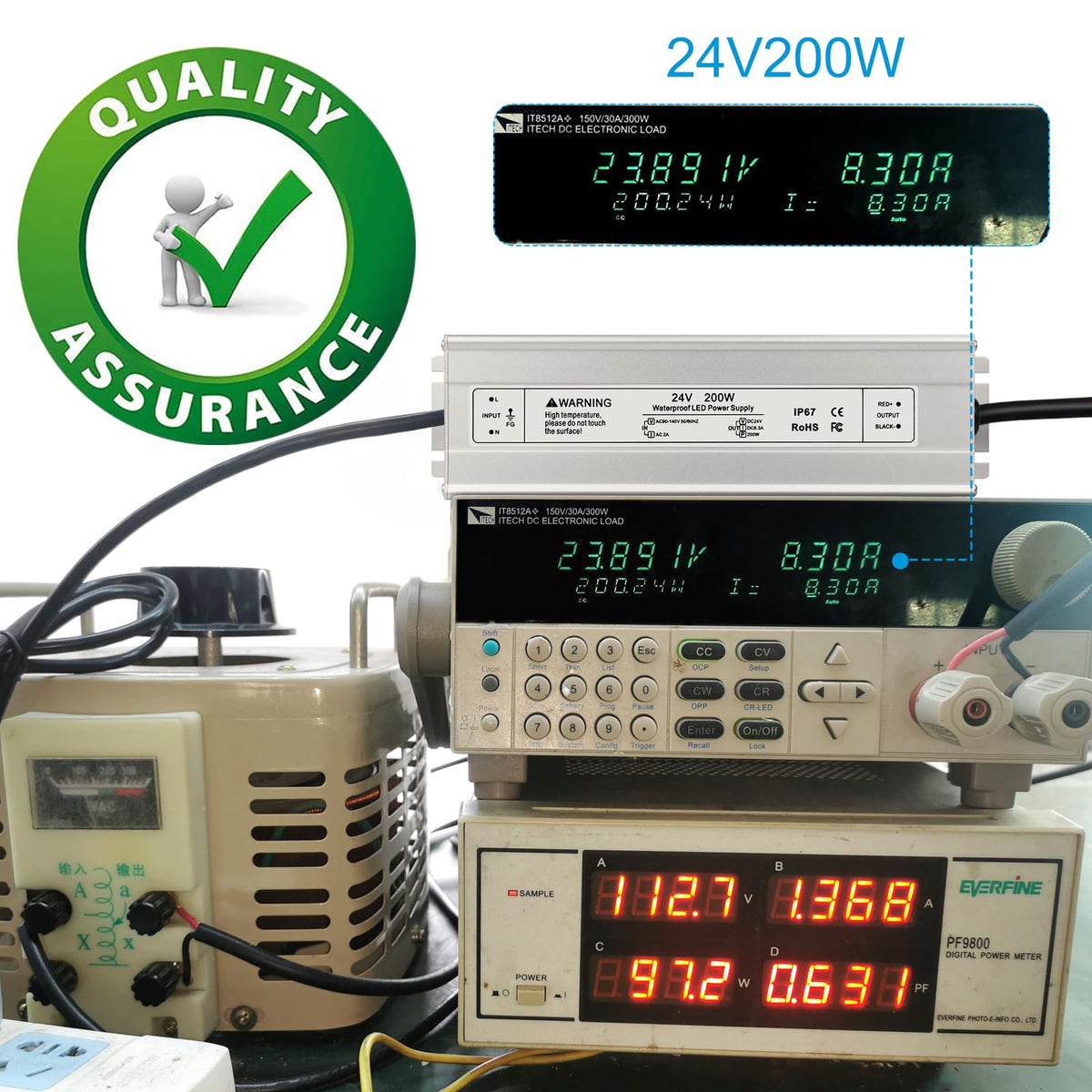24V 200W IP67 Waterproof LED Power Supply Y724893