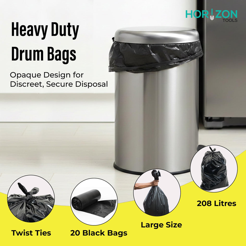 42 Gallon 3 Mil Black Heavy-Duty Trash Bags Z203