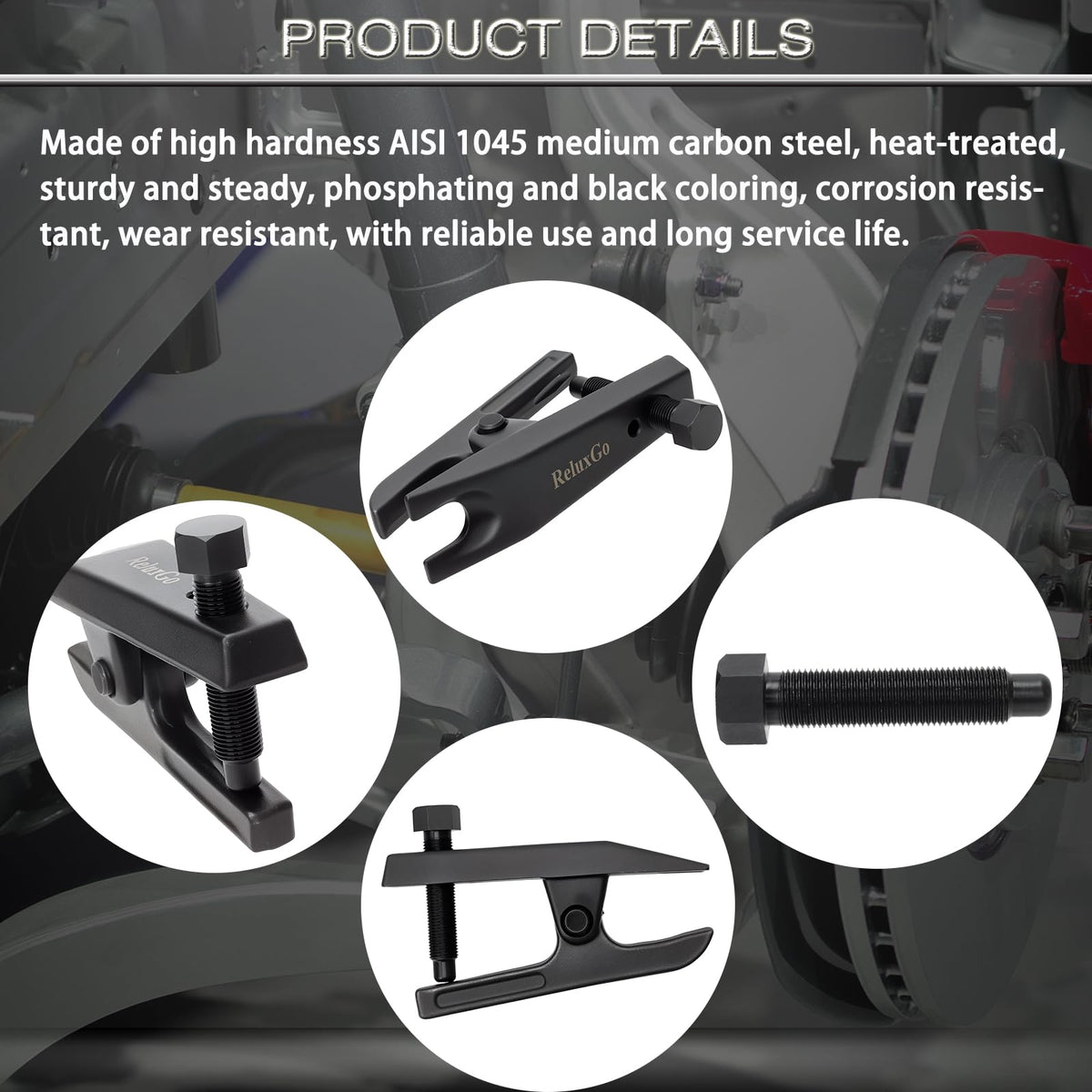 Universal Ball Joint Separator Tool Adjusts from 1-1/2" to 1-7/8" V426294