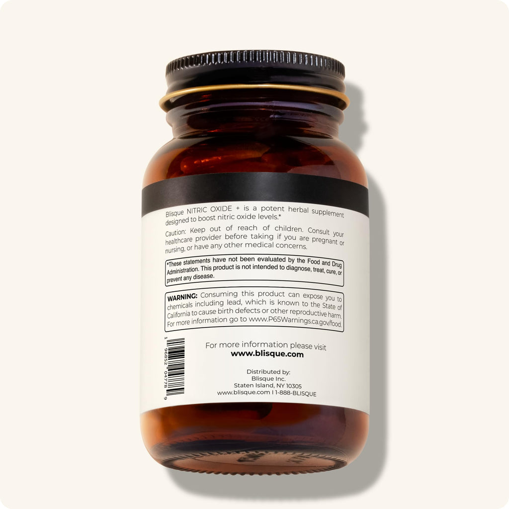 90 Capsules Vegan Non-GMO Nitric Oxide Booster Supplement with L-Arginine, Cayenne Fruit, and Beet Root J49417