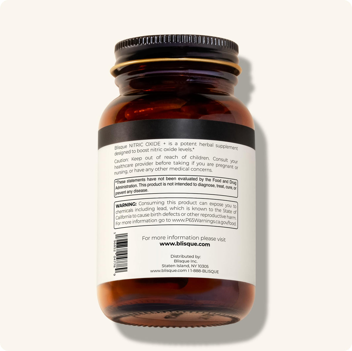 90 Capsules Vegan Non-GMO Nitric Oxide Booster Supplement with L-Arginine, Cayenne Fruit, and Beet Root J49417