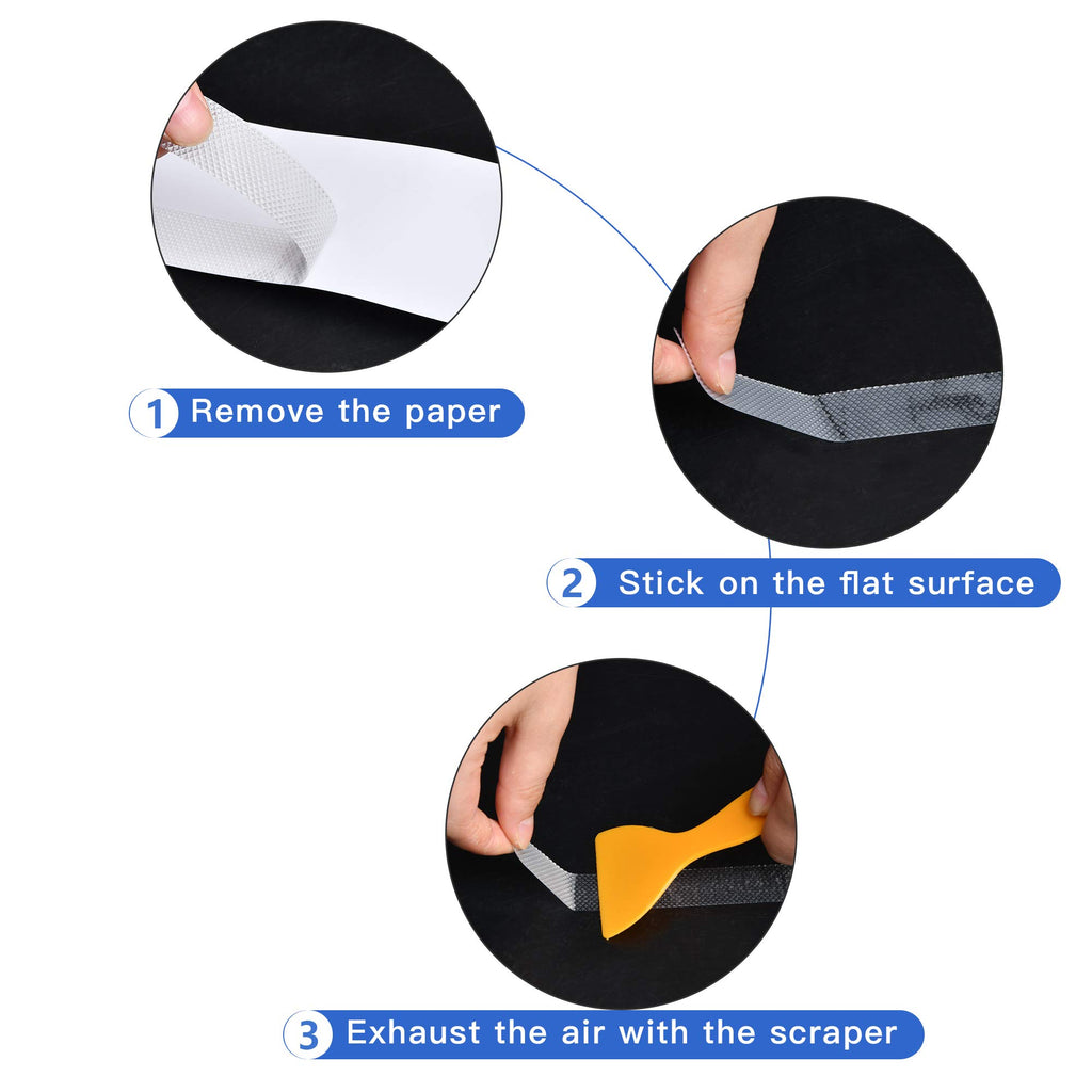 24 PCS Non Slip Adhesive Bathtub Stickers R945